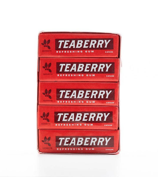 KLM Products Group - Teaberry Chewing Gum - 20 Pack Box
