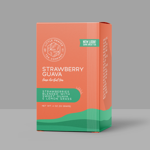 Little Prayer Tea Company - Tea -Strawberry Guava Loose Leaf Tea - Herbal Tea