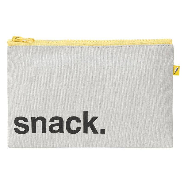 Fluf - Zip Snack Sack - 'Snack' Black (Snack Size)