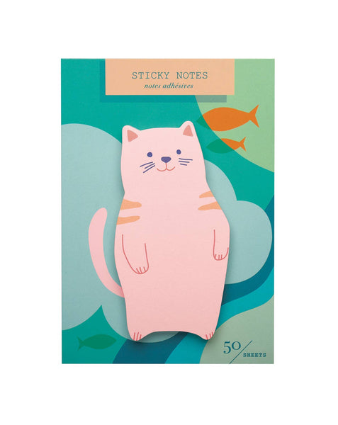 Girl of All Work - Gone Fishing Die Cut Sticky Notes