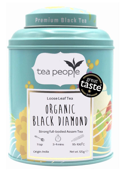 Tea People - Organic Black Diamond - 125g Tin Caddy