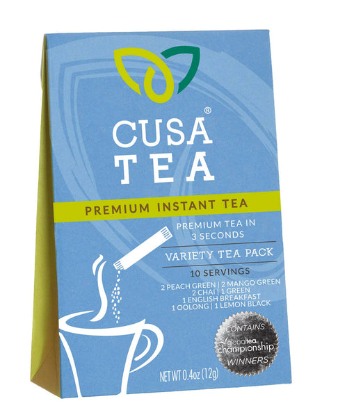 Cusa Tea and Coffee - Variety Pack Instant Tea Box