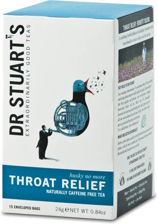 Dr Stuart's Teas - Caffeine Free Throat Relief Tea 15ct