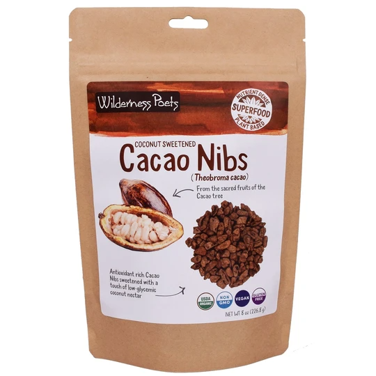 Wilderness Poets - Organic Coconut-Sweetened Cacao Nibs