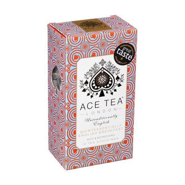 Ace Tea London - Quintessentially English Breakfast Tea - 15 Tea Stockings