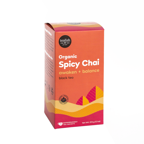 Tealish - Organic Spicy Chai Black Tea Box