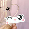 Blushiez - Clear Winky Face Sticker