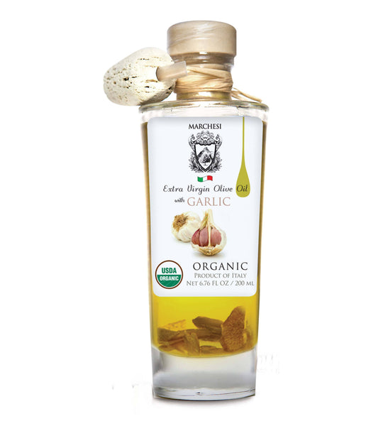 SAPORE DELLA VITA LLC - Organic Garlic Infused Extra Virgin Olive Oil