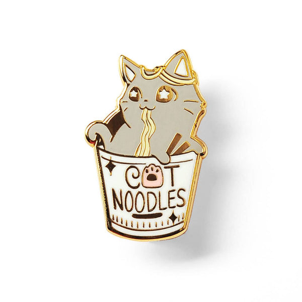 Flair Fighter - Cat Cup Noodles Enamel Pin