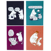 Shruti Designs - A6 Notebook Set 4 - Moomin (I Want To Write Now!)