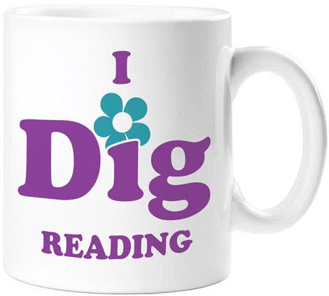 Gibbs Smith - I Dig Reading Mug