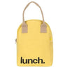 Fluf - Zipper Lunch Bag - 'Lunch' Yellow