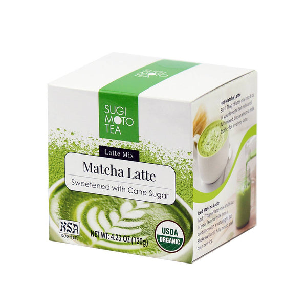 Sugimoto Tea Company - Organic Matcha Latte Mix 4.23oz (120g) Box