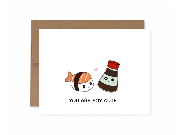 Angel + Hare - You Are Soy Cute Greeting Card