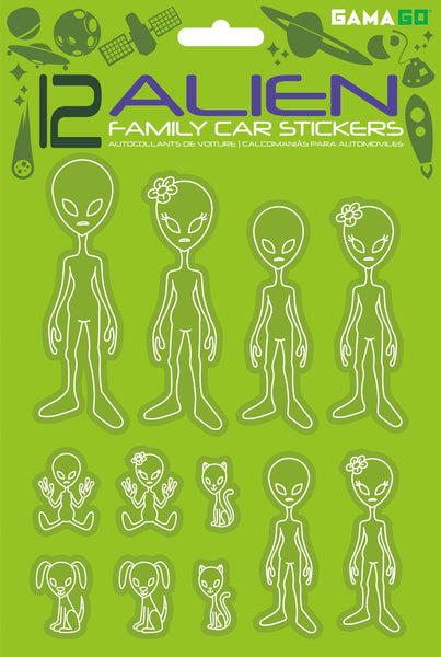 GAMAGO - Alien Car Stickers
