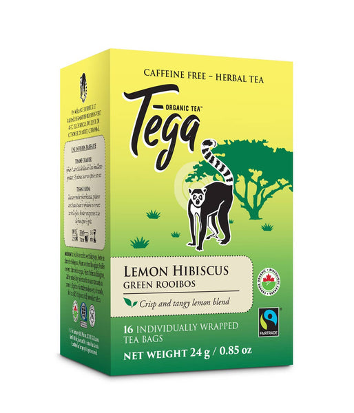 Tega Organic Tea - Tega Organic Lemon Hibiscus Green Rooibos