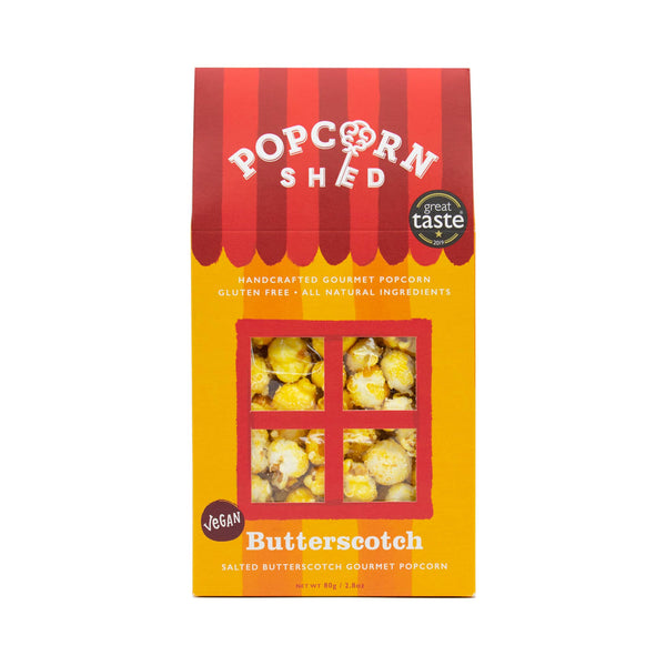 Popcorn Shed - Vegan Butterscotch Gourmet Popcorn Shed 80g