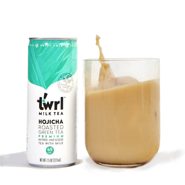 Twrl Milk Tea - Twrl Hojicha Roasted Green Milk Tea Latte - 12 Pack