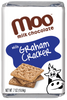 MOO Organic Chocolates - Natural Graham Cracker & Milk Chocolate Mini Bars, 0.7 oz