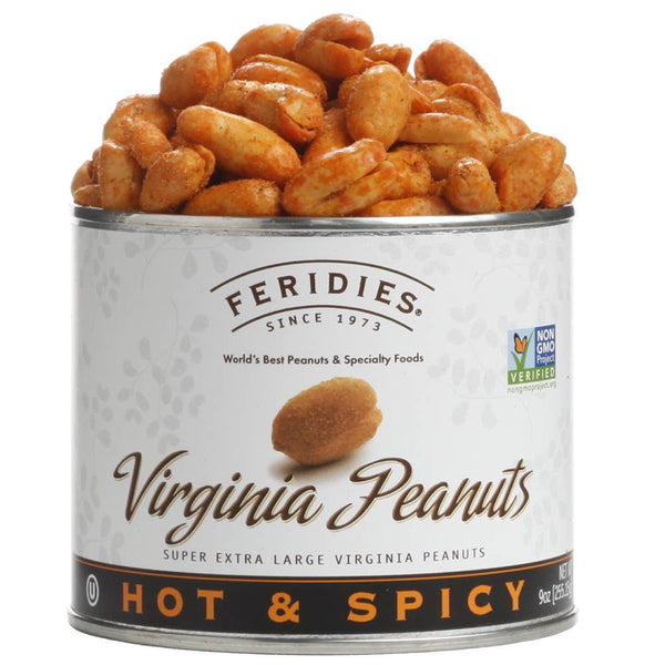 FERIDIES - 9 oz. Hot & Spicy Virginia Peanuts