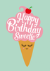 Studio Inktvis - Happy Birthday Sweety Ice Postcard