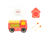 Bamboozle - Firefighter Shaped Dinner Set