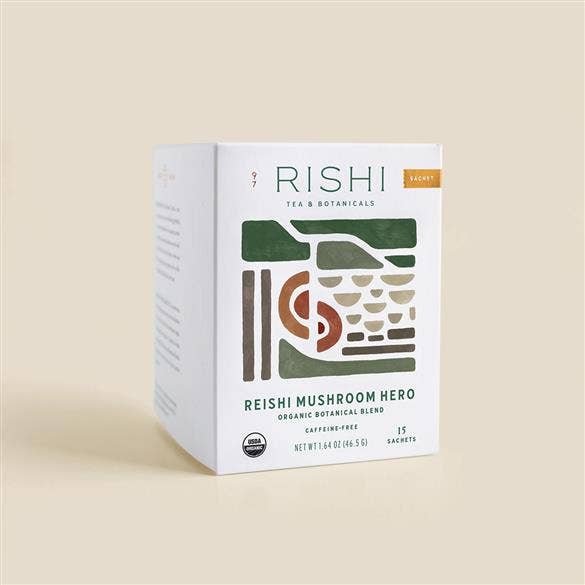 Rishi Tea & Botanicals - Reishi Mushroom Hero - Organic