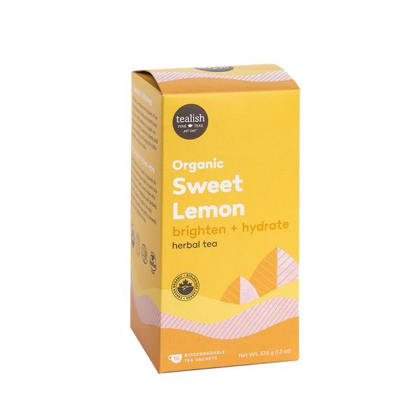 Tealish - Organic Sweet Lemon Herbal Tea Box