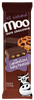 MOO Organic Chocolates - Natural Dark Chocolate Caramelized Salty Pretzel Large Bar,