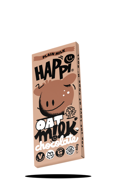 Happi Free From - Happi Oat M!lk Chocolate, Plain Milk, 40g