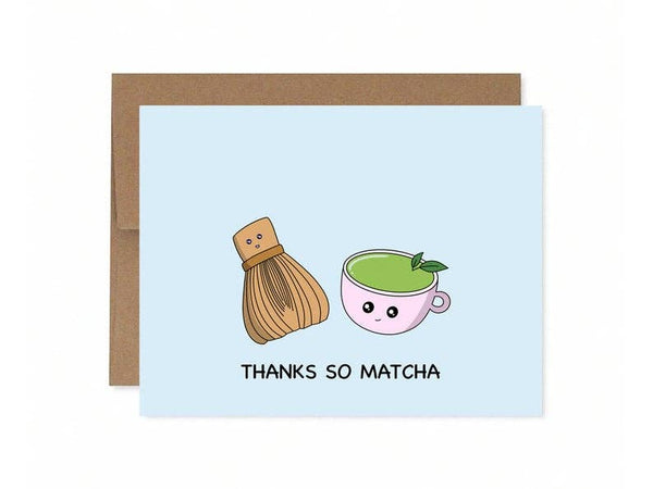 Angel + Hare - Thanks So Matcha Greeting Card