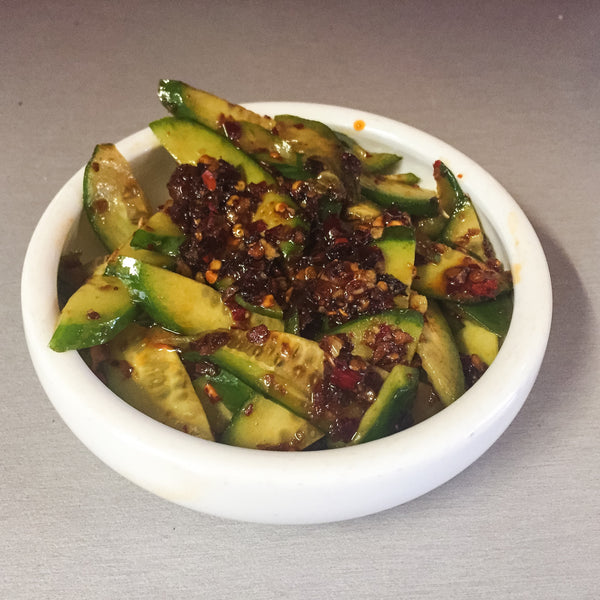 Hot and Spicy Pickled Cucumbers