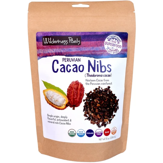 Wilderness Poets - Organic Cacao Nibs - Peruvian
