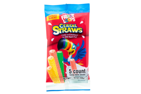 Galerie Candy and Gifts - Froot Loops Cereal Straws 5ct Straws (Case)