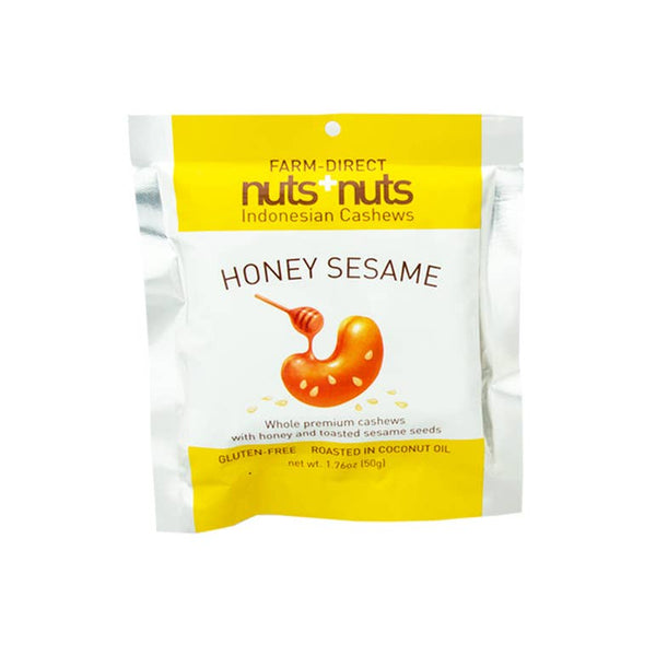 Nuts+Nuts - Honey Sesame Cashews Snack Pack 1.76oz