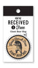 Gibbs Smith - Giant Bear Hug Wooden Nickel