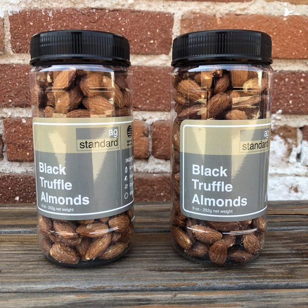 AGStandard - Black Truffle Almonds - 9 oz Jar - 6 Pack