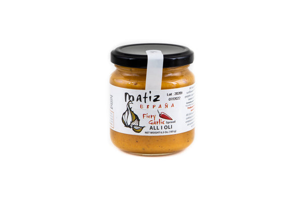 Matiz España - Matiz All I Oli Fiery Garlic Spread - 6.5oz