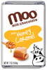 MOO Organic Chocolates - Natural Honey Caramel & Milk Chocolate Mini Bars, 0.7 oz
