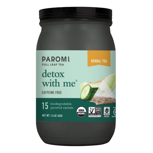 Paromi Tea - Detox with Me Herbal Tea - 15 Count Jars