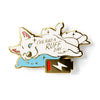 Flair Fighter - "I've Had a Ruff Day" Husky Enamel Pin