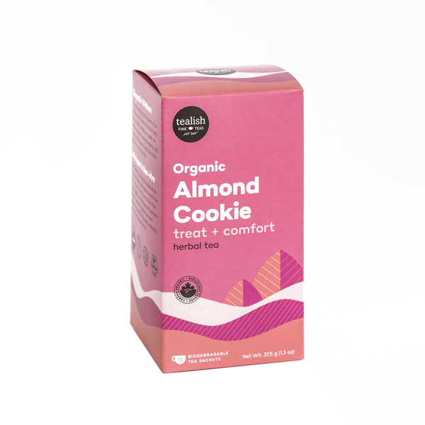 Tealish - Organic Almond Cookie Herbal Tea Box
