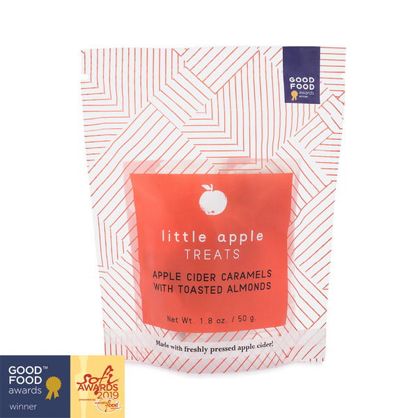 Little Apple Treats - Apple Cider + Toasted Almonds Caramels Treat Pack