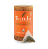 Teatulia Organic Teas - Ginger Green Herbal 16ct Organic Eco-Canister