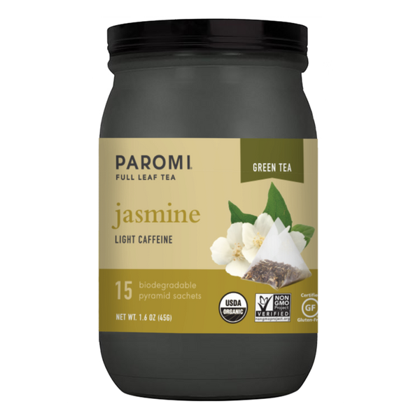 Paromi Tea - Jasmine Green Tea - 15 Count Jars