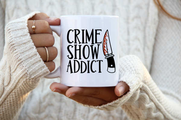 M.B. Paper Design - Crime Show Addict Coffee Cup - Coffee Mug