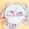Stitch & Story - Hello Kitty x Pusheen: Peekaboo Cross Stitch Kit