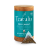 Teatulia Organic Teas - Peppermint Herbal Tea 16ct Organic Eco-Canister
