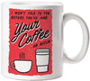 Gibbs Smith - No Talk Before Coffee Mug