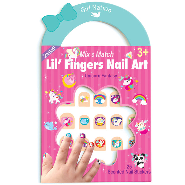Girl Nation - Lil' Fingers Nail Art- Unicorn Fantasy